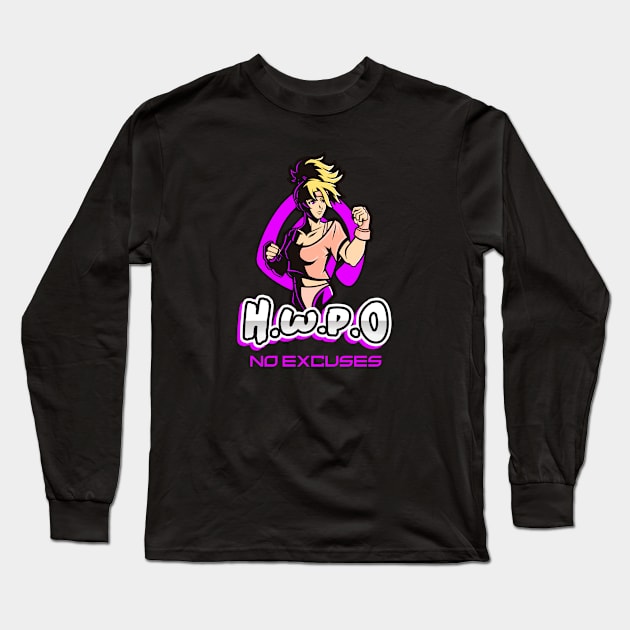 HWPO T-Shirt, Hard Work Pays Off Shirt, Cute Gym Shirt, Workout Tee, Funny Workout tshirt, Fitness Shirt, Workout Shirts for Women, Gym Tee Long Sleeve T-Shirt by Outrageous Tees